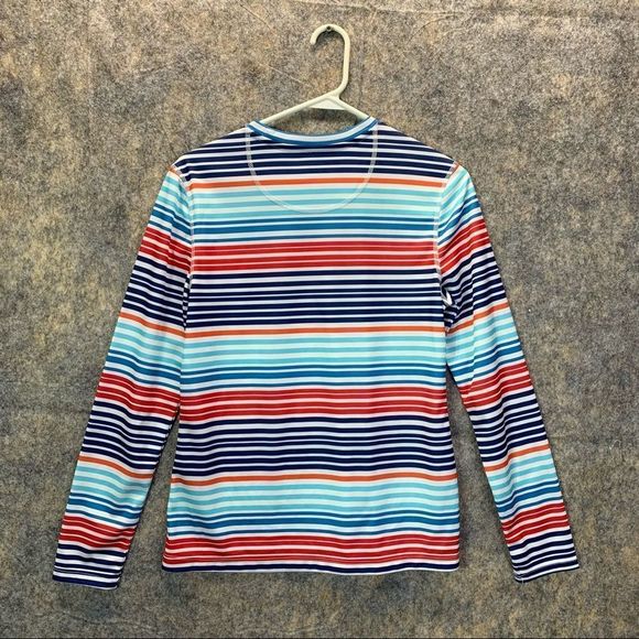 Reel Legends Shirt Men's Small Adult Medium Blue Orange Long Sleeve Lightweight - Picture 7 of 10